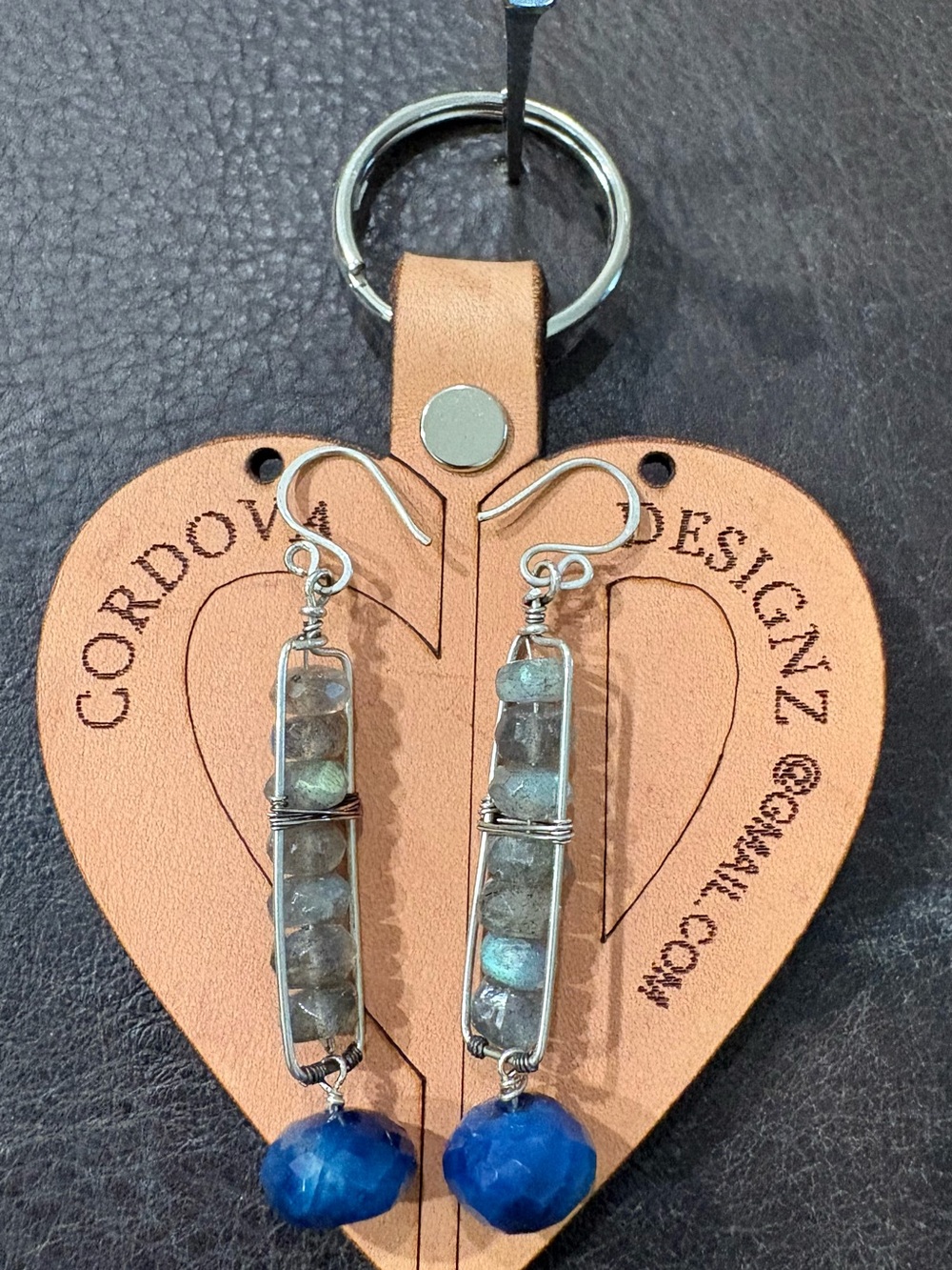 Handmade 925 sterling silver & Labradorite. - Picture 2 of 3